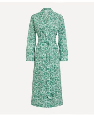 Liberty Tana Lawn Cotton Robe - Green