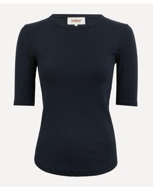 YMC Charlotte Short-Sleeve Top - Blue