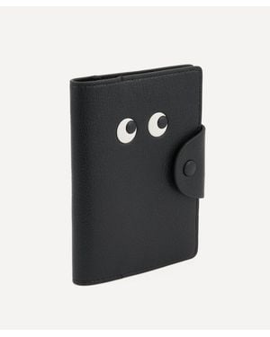 Anya Hindmarch Eyes Passport Case - Black