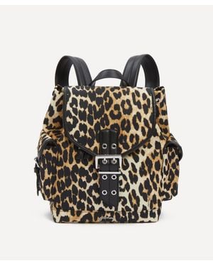 Ganni Small Nylon Bucky Backpack - Black