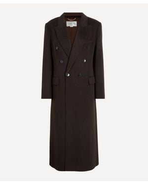 Victoria Beckham Double-Faced Overcoat - Black
