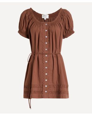 Damson Madder Jayne Mini Dress - Brown