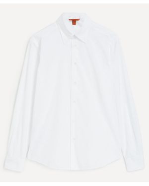 Barena Maridola Crinkle Poplin Cotton Shirt - White