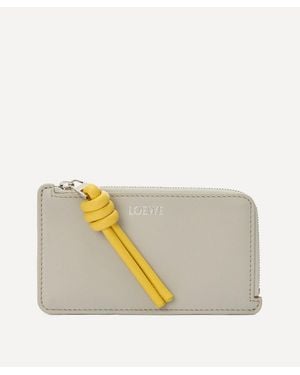 Loewe Knot Coin Cardholder - Grey