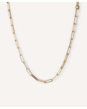 Jenny Bird Plated Andi Slim Paperclip Chain Necklace - Natural