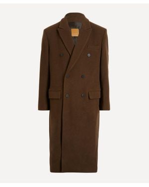 LE17SEPTEMBRE Double-Breasted Long Coat - Brown