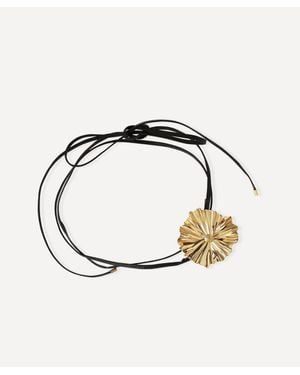 By Alona 18Ct-Plated Gardenia Necklace - Metallic