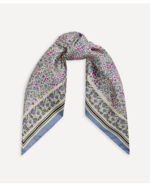 Liberty Phoebe 45X45 Silk Scarf - Gray