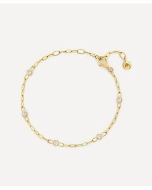 Dinny Hall 18Ct-Plated Vermeil Sapphire Paperclip Chain Bracelet - Natural