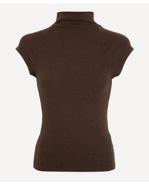 Reformation Pien Knit Top - Brown