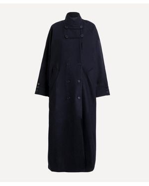 Paloma Wool Debo Oversized Trench Coat - Blue