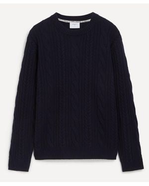 Percival Cable-Knit Sweater - Blue