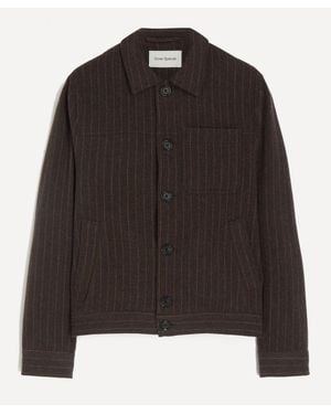 Oliver Spencer Buffalo Trucker Jacket - Black