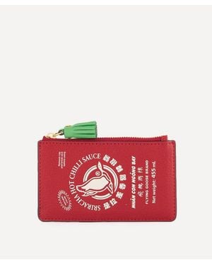 Anya Hindmarch Anya Brands Flying Goose Zip Card Case - Red