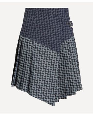 Tolu Coker Kilt Skirt - Blue