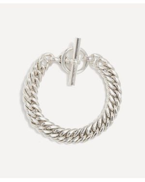 Tilly Sveaas Sterling Small Curb Chain Bracelet - Metallic