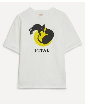 Kapital Catpital 20 Jersey T-Shirt - White