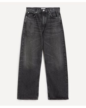 Agolde Afton Straight-Leg Jeans - Gray