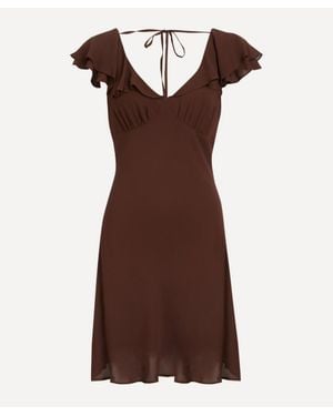 Reformation Arni Dress - Brown