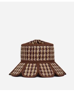 Lorna Murray Mozambique Luxe Manhattan Capri Hat - Brown