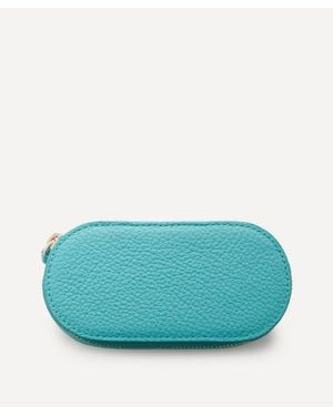 Monica Vinader Mini Oval Jewellery Box - Blue