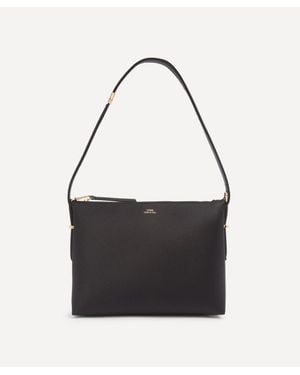 TOTEME Bevel Satin Wristlet Bag - Black