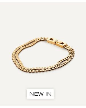 Jenny Bird 14Ct-Plated Double Amalfi Bracelet - Metallic