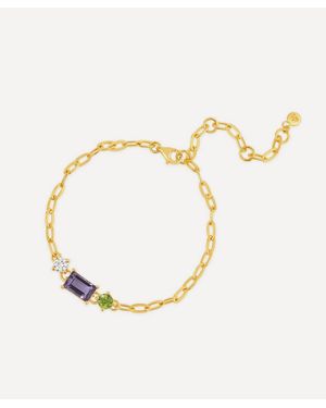 Dinny Hall 22Ct-Plated Vermeil Suffragette Trilogy Bracelet - Metallic