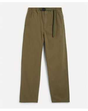 Adsum Belted Bank Trousers - Green