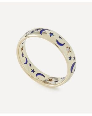 Liberty 9Ct Ianthe Star Night Sky Ring - Metallic