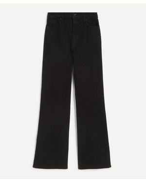 FRAME Arrow High-Rise Bootcut Jeans - Black