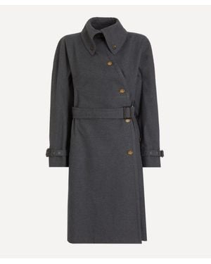 Vivienne Westwood Cj Wool Coat - Gray