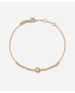 Astley Clarke 14Ct Interstellar Opal And Lab-Grown Diamond Bracelet - Natural