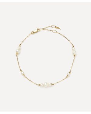 Missoma 14Ct Fine Pearl Chain Bracelet - Natural