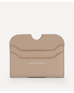 Acne Studios Logo Card Holder - Natural