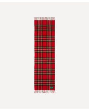 Barbour X Ganni Tartan Scarf - Red
