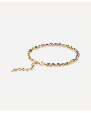 Dinny Hall 9Ct Shuga Multi-Stone Ombre Tennis Bracelet - White