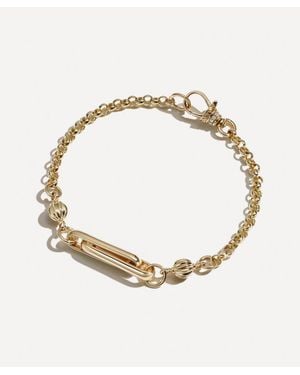 Lucy Delius 14Ct Stirrup Chain Bracelet - Metallic