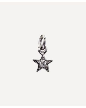 Maria Nilsdotter 18Ct Star Diamond Pendant - White