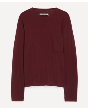 Acne Studios Cashmere Jumper - Red