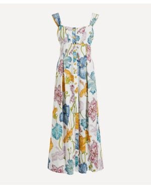 Hayley Menzies Carmen Cotton Maxi-Dress - Multicolour