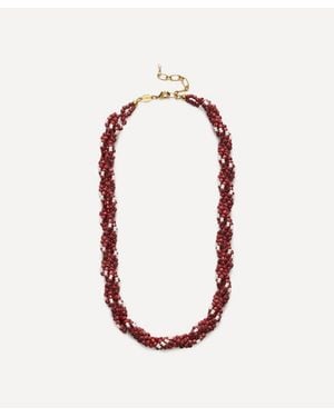 Anni Lu 18Ct-Plated Rodeo Beaded Necklace - Blue