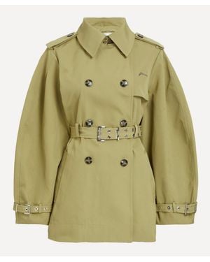トレンチコート Ganni FW25 TRENCH MIDI (W0396 028) Ganni FW25 TRENCH MIDI (W0396 028) (Ganni/トレンチコート