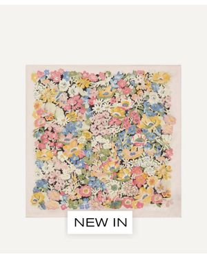 Liberty Watercolour Thorpe Silk Scarf 45 - Pink