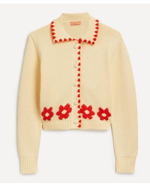 Kitri Polly Tiled Floral Cardigan - Multicolour