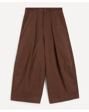 YMC Deadbeat Wide-Leg Pants - Brown