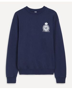 Sporty & Rich Royal Club Crew-Neck Sweatshirt - Blue