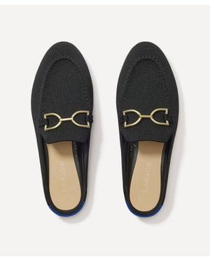 Rothy's Double Bit Loafer Mules - Black