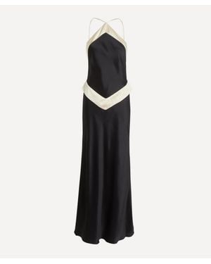 Reformation Jillian Silk Dress - Black