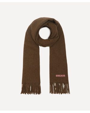 Acne Studios Oversized Wool Scarf - Natural